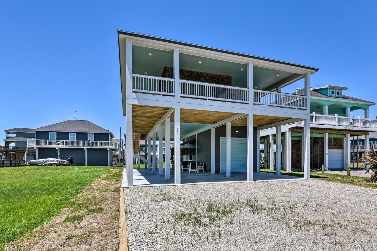 Bolivar Peninsula Beach House, Steps To Coast Exterior foto